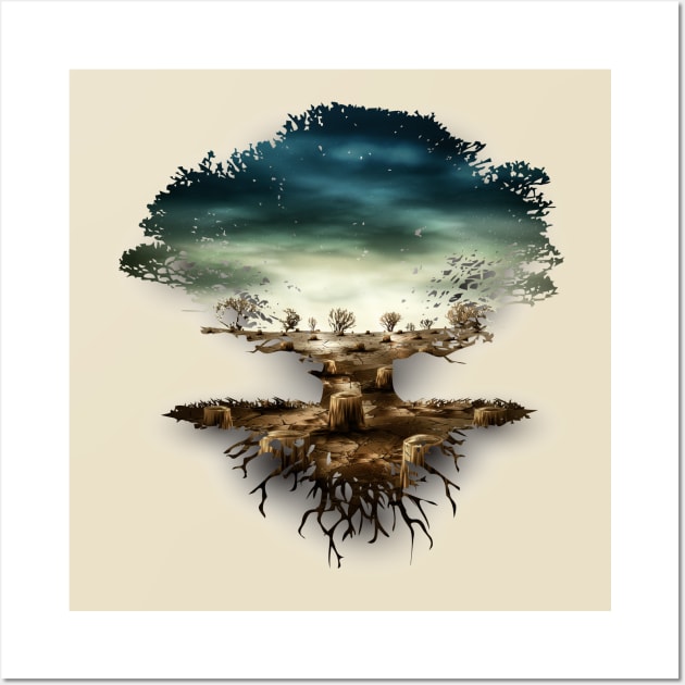 Deforestation Wall Art by ConnectingtoNature